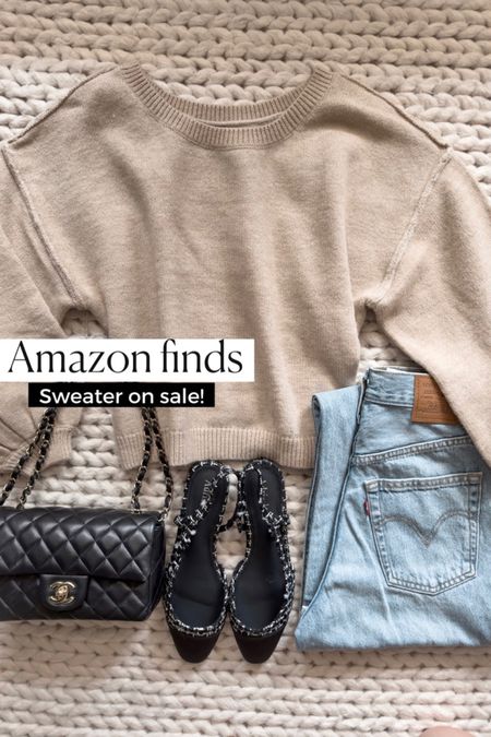 Sweater 
Fall Sweater 
Fall outfits 
Fall outfit 
#ltkseasonal 
#ltku
#ltkstyletip 
Chanel bag
Amazon 
Amazon fashion 
Amazon find

#LTKshoecrush #LTKitbag #LTKfindsunder100
