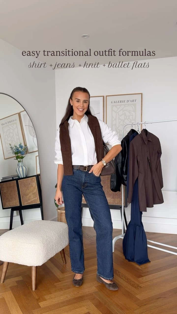 transitional outfit formulas 🤍
 