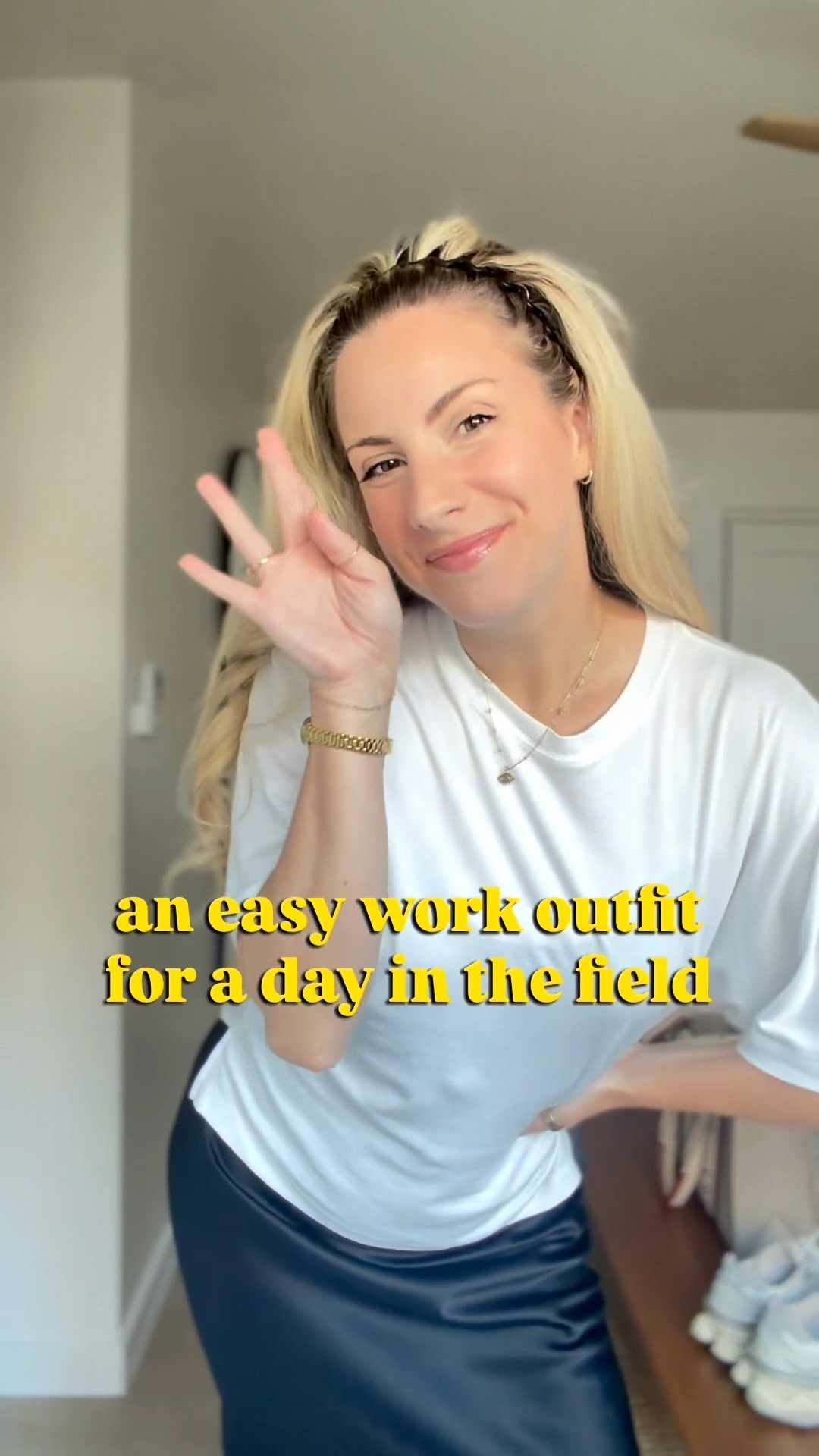 Proof the simplest work outfits just need a good accessory 🤍

Wore this for a day in the field with my team and loved how easy it felt — a simple white tee + @Quince silk black maxi dress, then a printed scarf, gold accessories + sunnies to make the whole thing feel a little more elevated.

Easy, comfortable and still put together enough for a full work day. Linking the whole look below ✨

work outfit, workwear, office outfit, business casual, business casual outfit, elevated workwear, casual work outfit, women’s workwear, everyday work outfit, white tee outfit, scarf outfit, silk scarf styling, professional outfit, summer workwear, transitional workwear, elevated basics

#LTKootd #LTKWorkwear #LTKdayinmylife