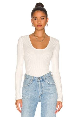 Citizens of Humanity Carolyn Top in Cream Pink from Revolve.com | Revolve Clothing (Global)