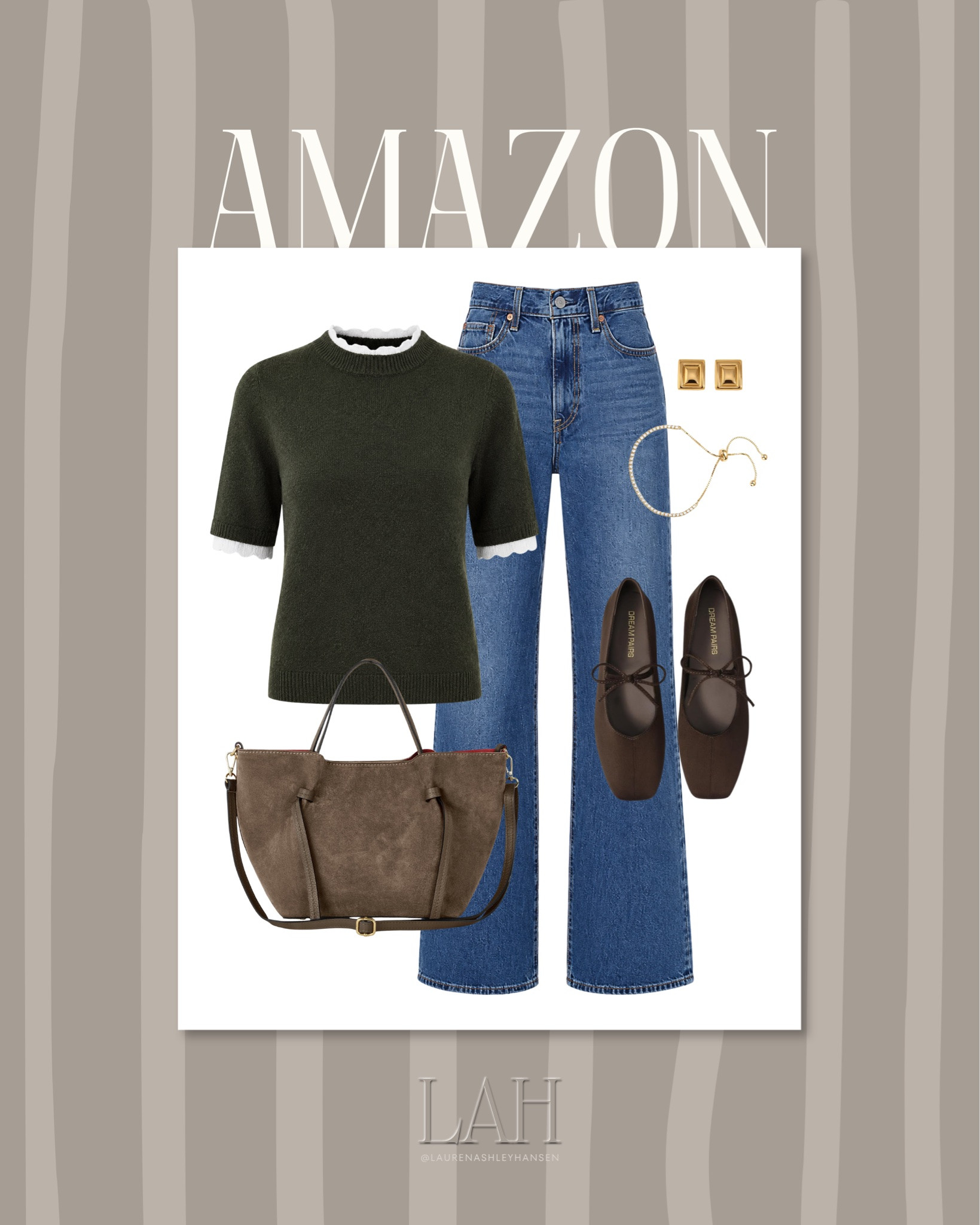 I love this easy summer to fall transitional look all from Amazon! Elevated, chic, and timeless. Easily add a jacket for the colder fall days.

#LTKootd #LTKgrwm