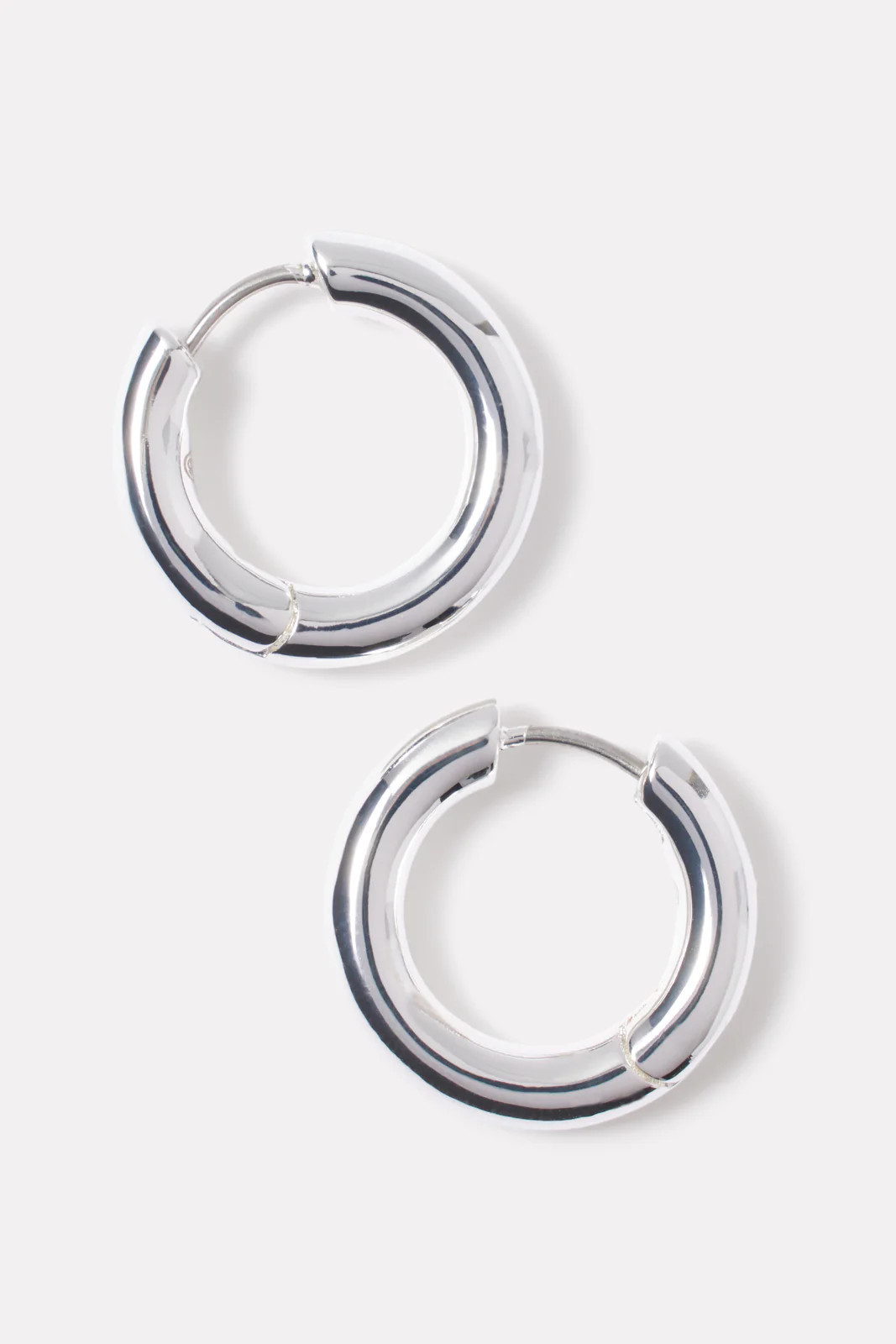 GORJANA Women's Lou Hoops, Silver | Evereve