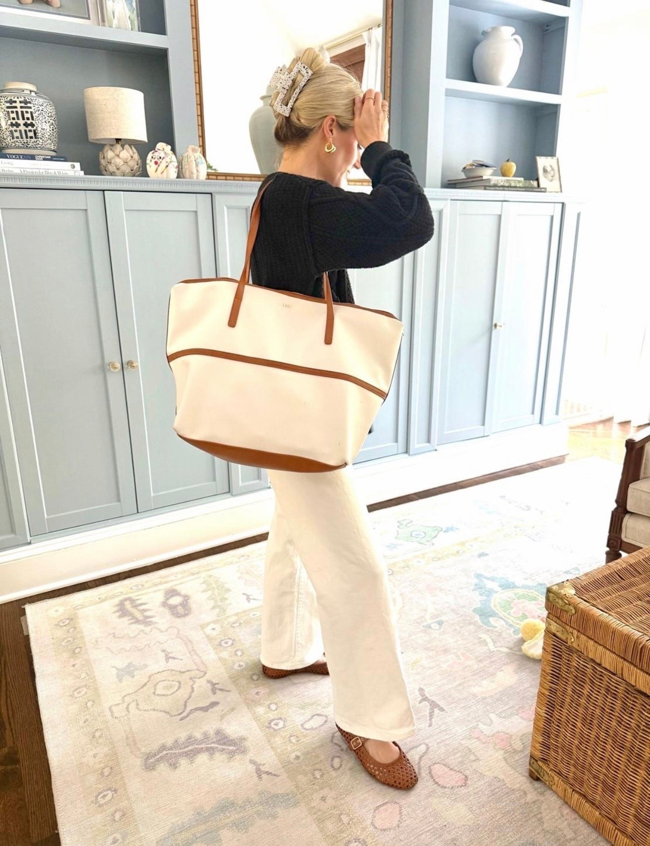 Truly the perfect transition outfit going into Fall! This bag is my tried and true for carrying all the mom supplies!

Everything is made from natural materials & linked below!

#LTKmomlife #LTKootd #LTKSeasonal