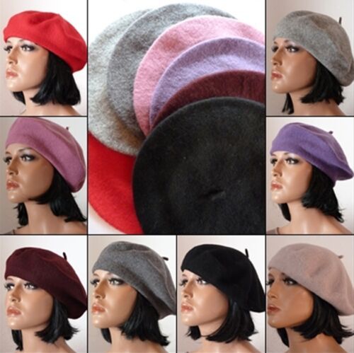 Damenmütze Mütze Baske Baskenmütze Wollmütze Beret Cap Farbauswahl one size | eBay | eBay DE