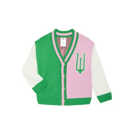 Wicked Toddler Girls Button Down Cardigan with Long Sleeves, Sizes 2T-5T | Walmart (US)