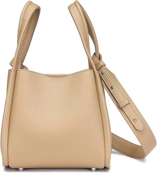 PU Leather Tote Bag Slouchy Handbag with Zipper Stylish for Women's | Amazon (US)