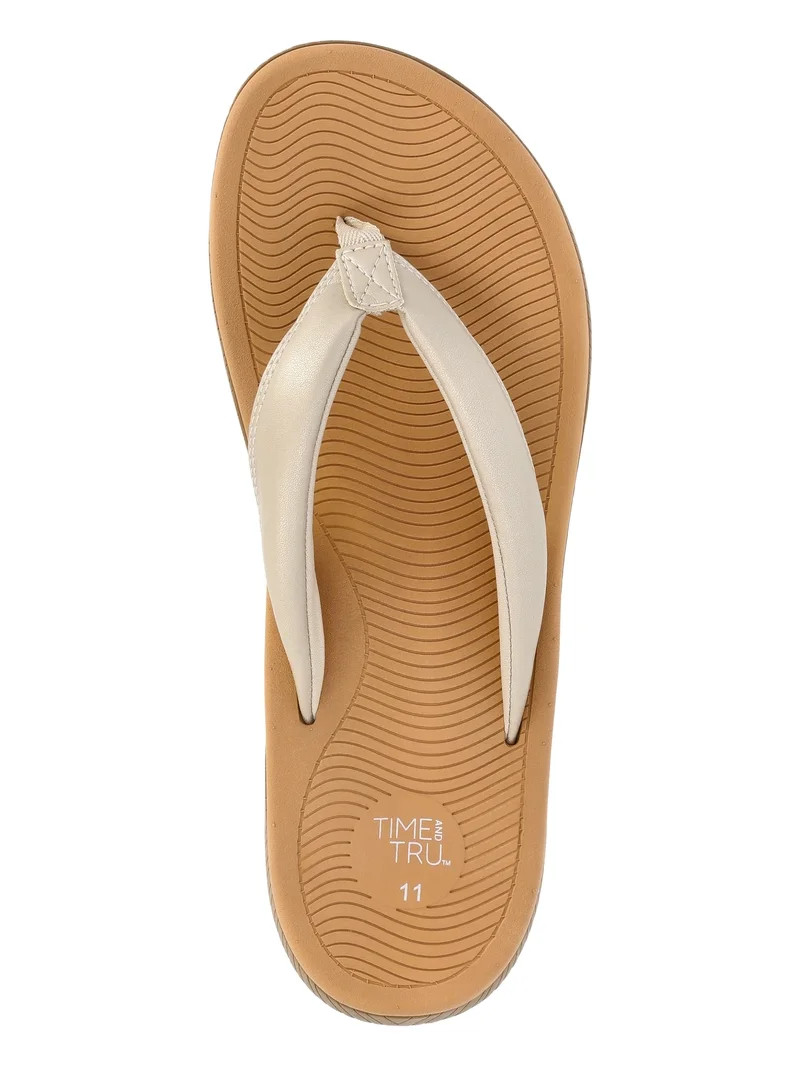 Time and Tru Women's Flip Flop Sandals | Walmart (US)