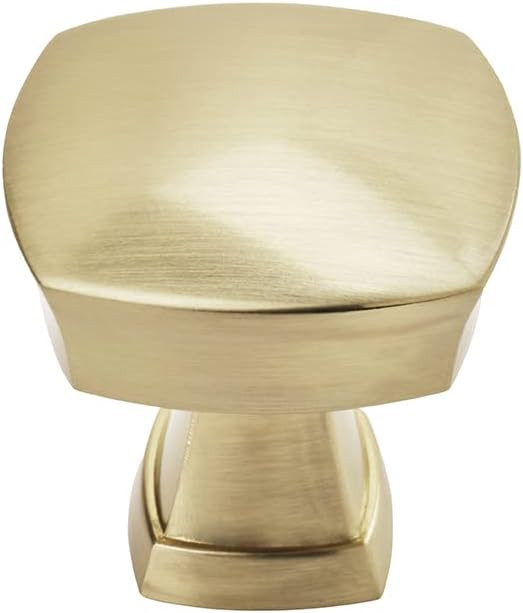 Stature 1-1/4 in (32 mm) Length Golden Champagne Cabinet Knob - 10 Pack | Amazon (US)