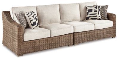 Beachcroft 2-Piece Nuvella Outdoor Sectional | Ashley Homestore