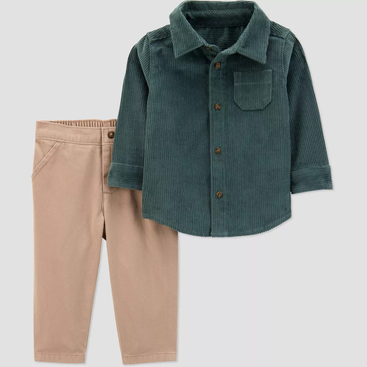 Carter's Just One You® Baby Boys' 2pc Jacket Set - Green/Khaki | Target
