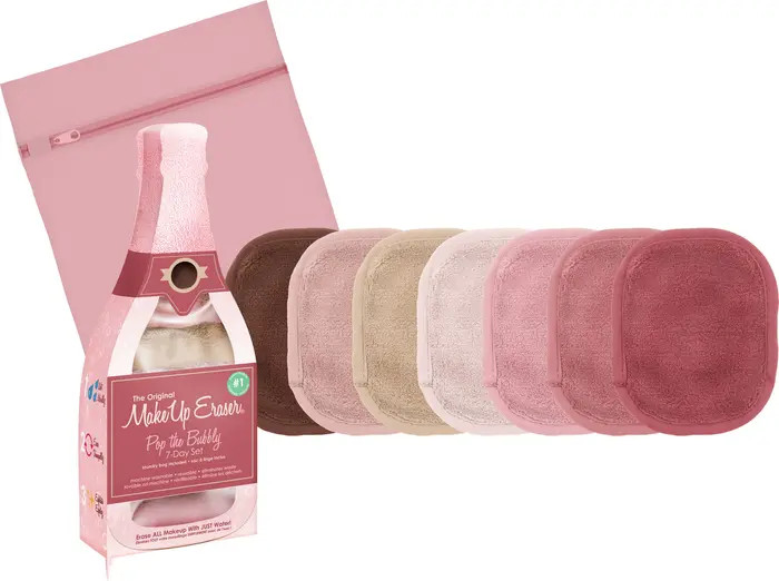 The Original MakeUp Eraser MakeUp Eraser Pop The Bubbly 7-Day Set with Laundry Bag | Nordstrom | Nordstrom
