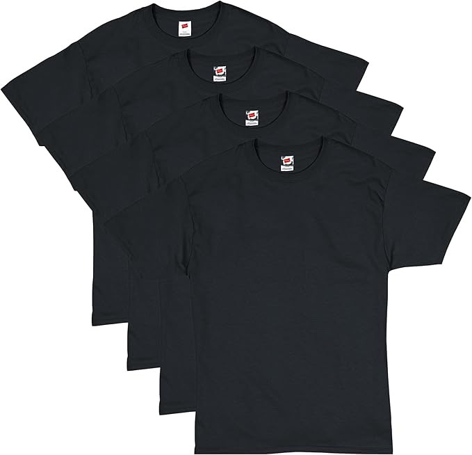 Hanes Men's ComfortSoft T-Shirt (Pack of 4) | Amazon (US)