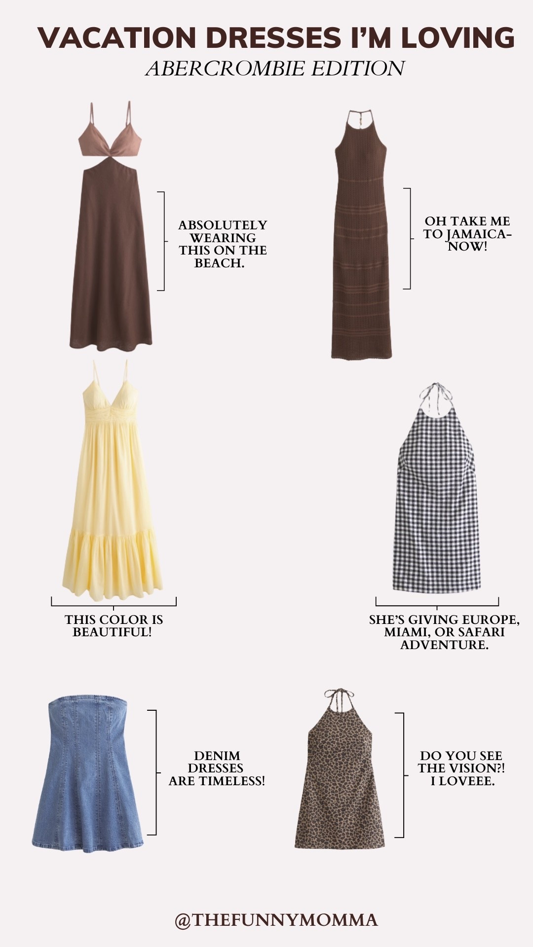 Abercrombie just dropped fire new looks and these vacation dresses are IT 😍 ! Perfect for a summer date night, beach day, or an easy travel outfit ✈️👗 You know I had to pull my faves for you🤭. 

#LTKTravel #LTKFindsUnder100 #LTKStyleTip