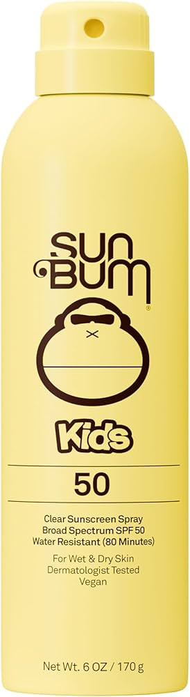 Sun Bum Kids SPF 50 Sunscreen Clear Body Spray - Broad Spectrum Water-Resistant with Vitamin E - ... | Amazon (US)