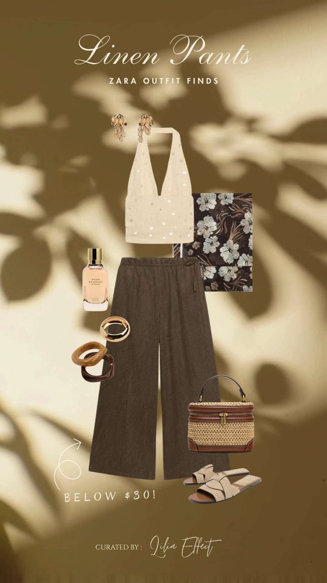 Linen pants — Zara outfit finds 🤍 Lightweight, effortless, and perfect for warm-weather styling — and these finds are all below $30. ✨ 

 #LTKgrwm #LTKootd