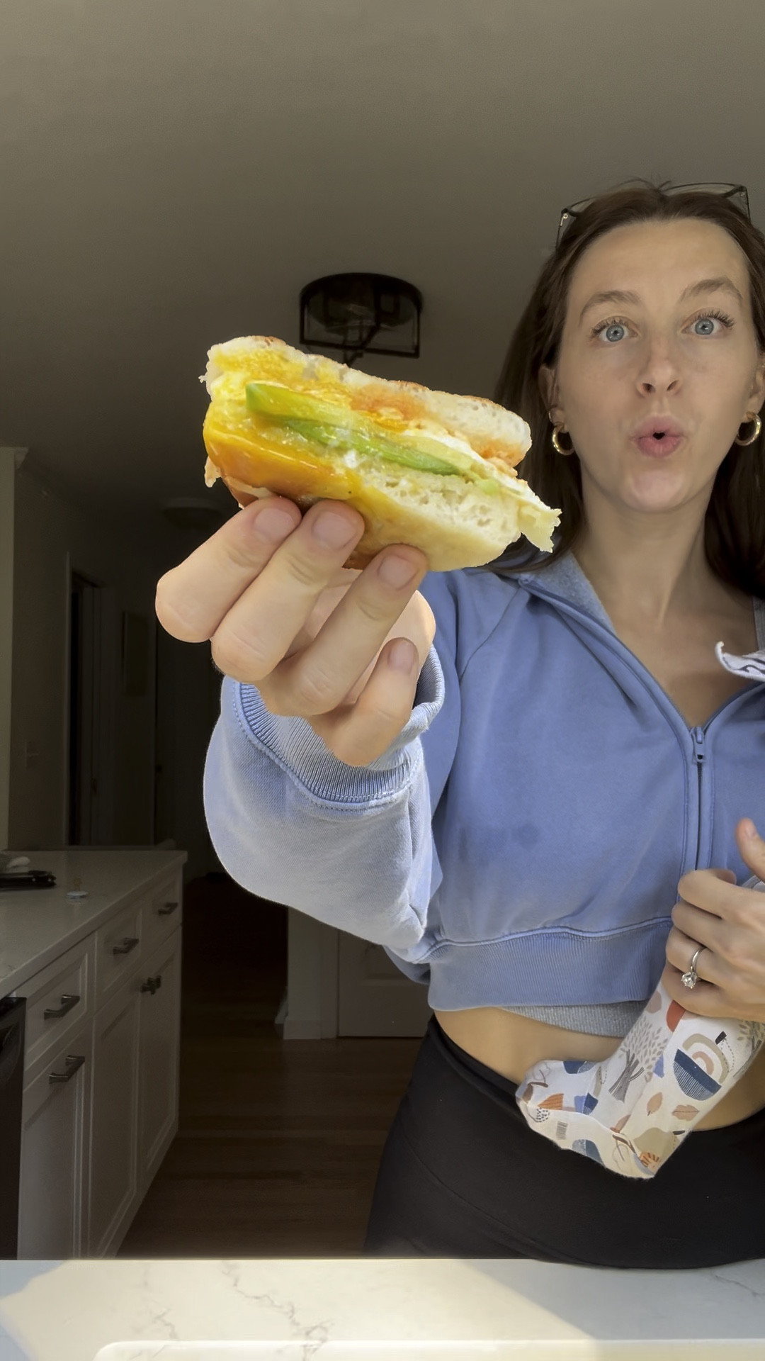 Wearing size 6 in flare leggings. XS in hoodie. Xs/s in cami