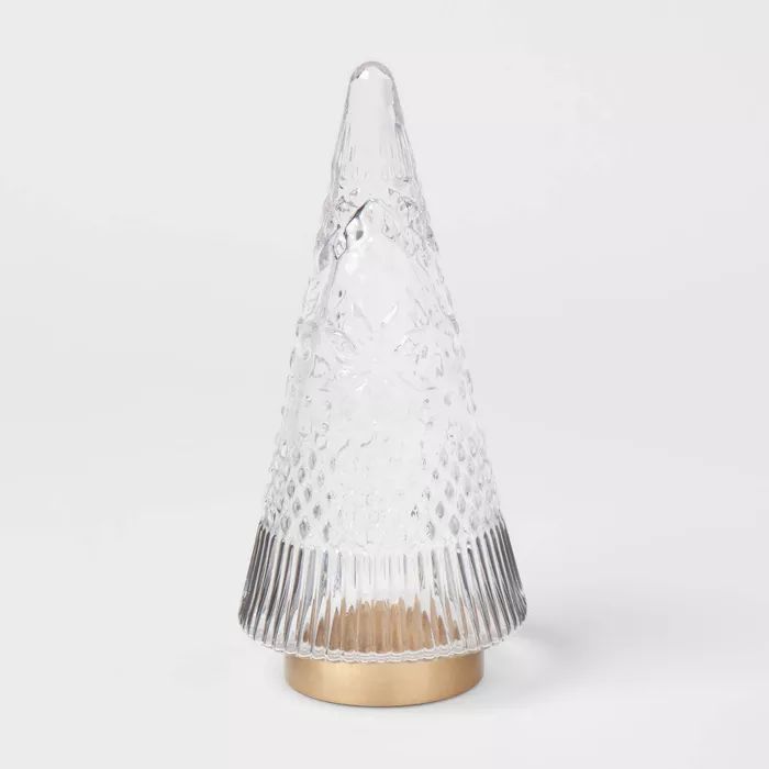 Glass Fair Isle Tree Ornament Clear - Threshold™ | Target