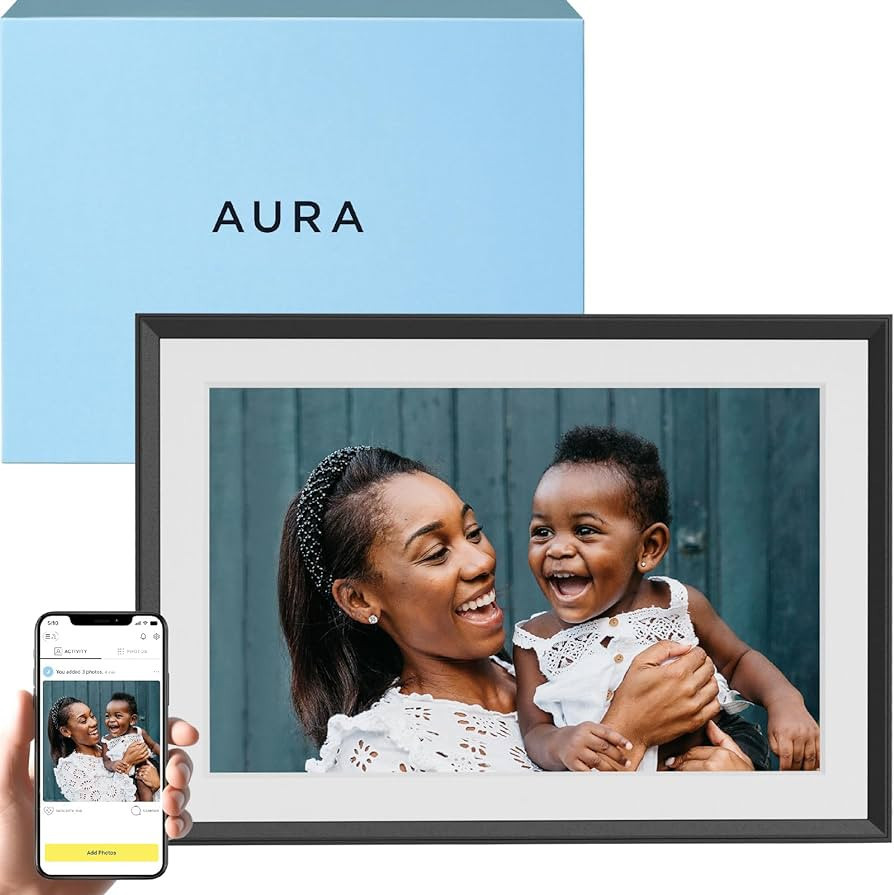 Aura Carver 10.1" WiFi Digital Picture Frame | Wirecutter's Best Digital Frame for Gifting | Send... | Amazon (US)