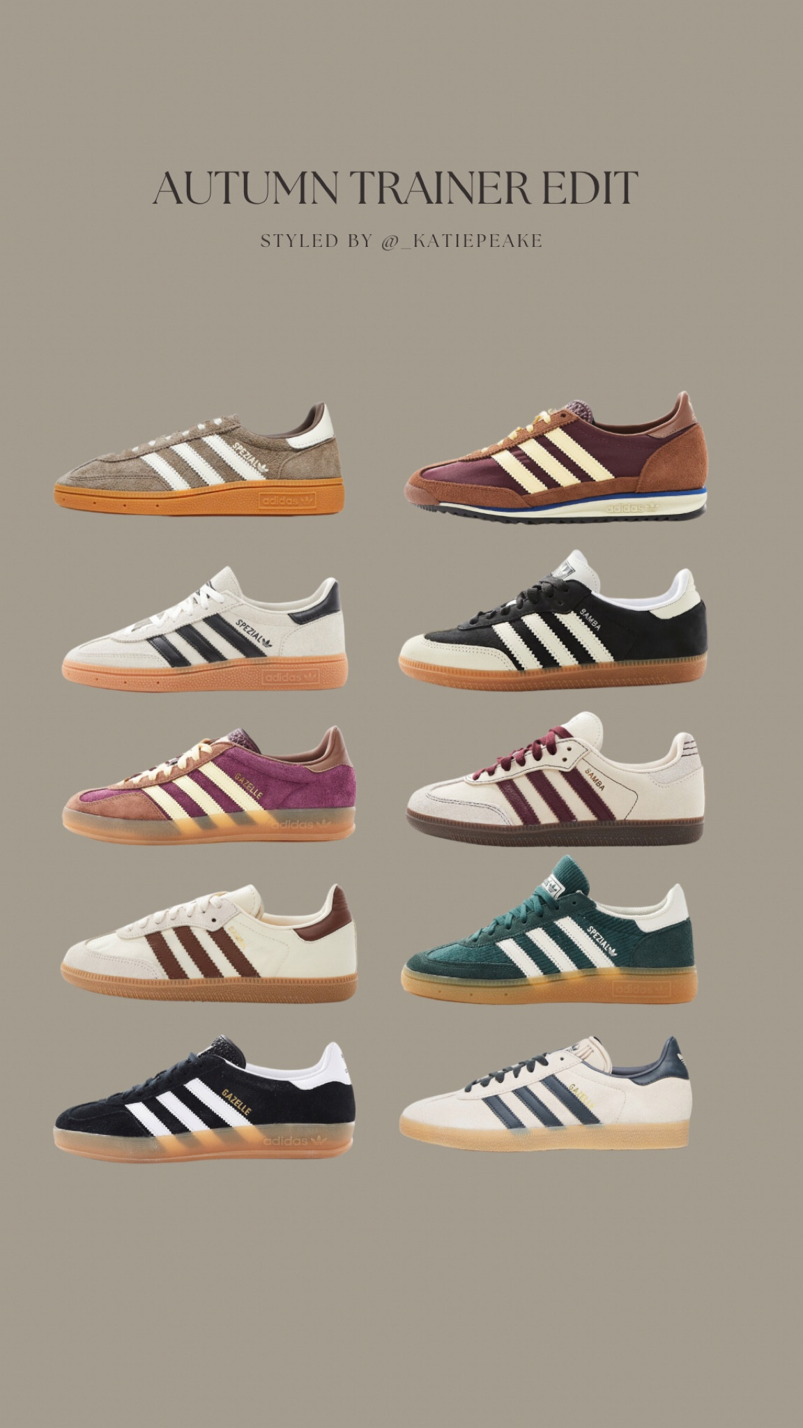 Autumn trainer edit 🤎👟 

Adidas samba, adidas spezial, adidas gazelle 

#LTKshoes #LTKstyletip #LTKautumn