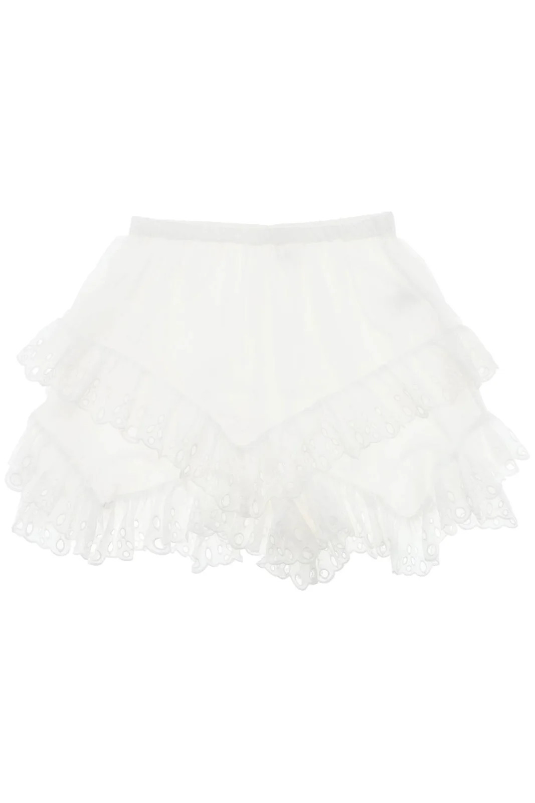 Isabel Marant Étoile Kaddy Ruffled Mini Skirt | Cettire Global