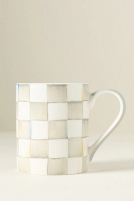 MacKenzie-Childs Check Porcelain Mug | Anthropologie (US)