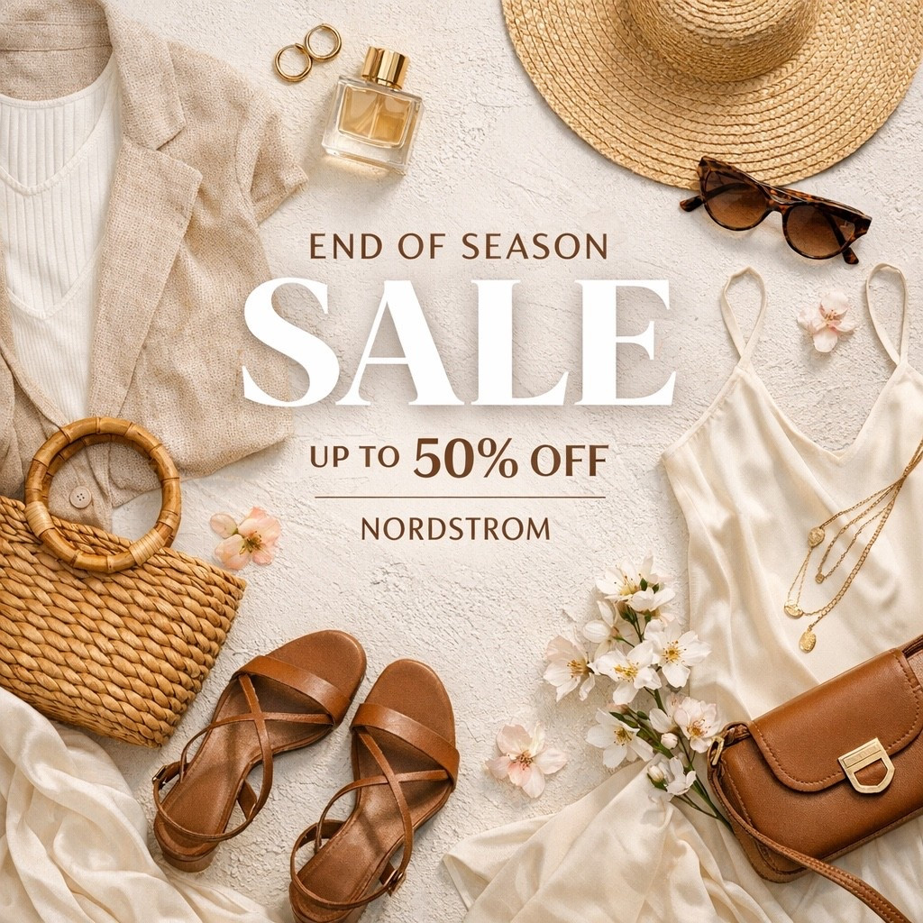 ✨ END OF SEASON STYLE EVENT ✨

Step into spring with effortless elegance 🌸
I’ve curated some of my favorite pieces — light layers, soft neutrals, and timeless essentials — styled into a fresh seasonal look you’ll love.

Enjoy up to 50% OFF at Nordstrom and refresh your wardrobe with pieces that feel as good as they look.

Think:
• Flowing silhouettes
• Soft creams & warm browns
• Elevated everyday staples
• Chic accessories that complete the look

This is your moment to invest in pieces you’ll wear all season long ✨

🛍️ Limited time — don’t miss out

#NordstromSale #SpringStyle #ChicWardrobe #EffortlessFashion #SaleFinds #ModernStyle

#LTKSaleAlert #LTKPlusSize #LTKdayinmylife