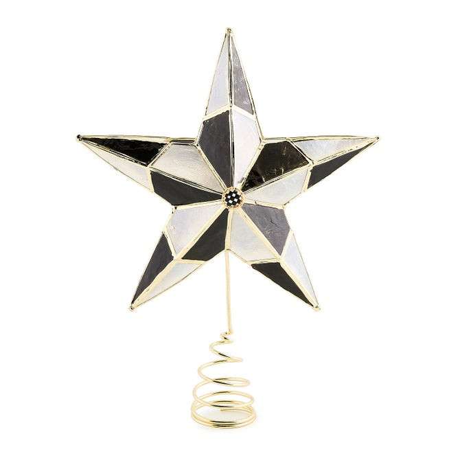 Courtly Capiz Star Tree Topper | MacKenzie-Childs