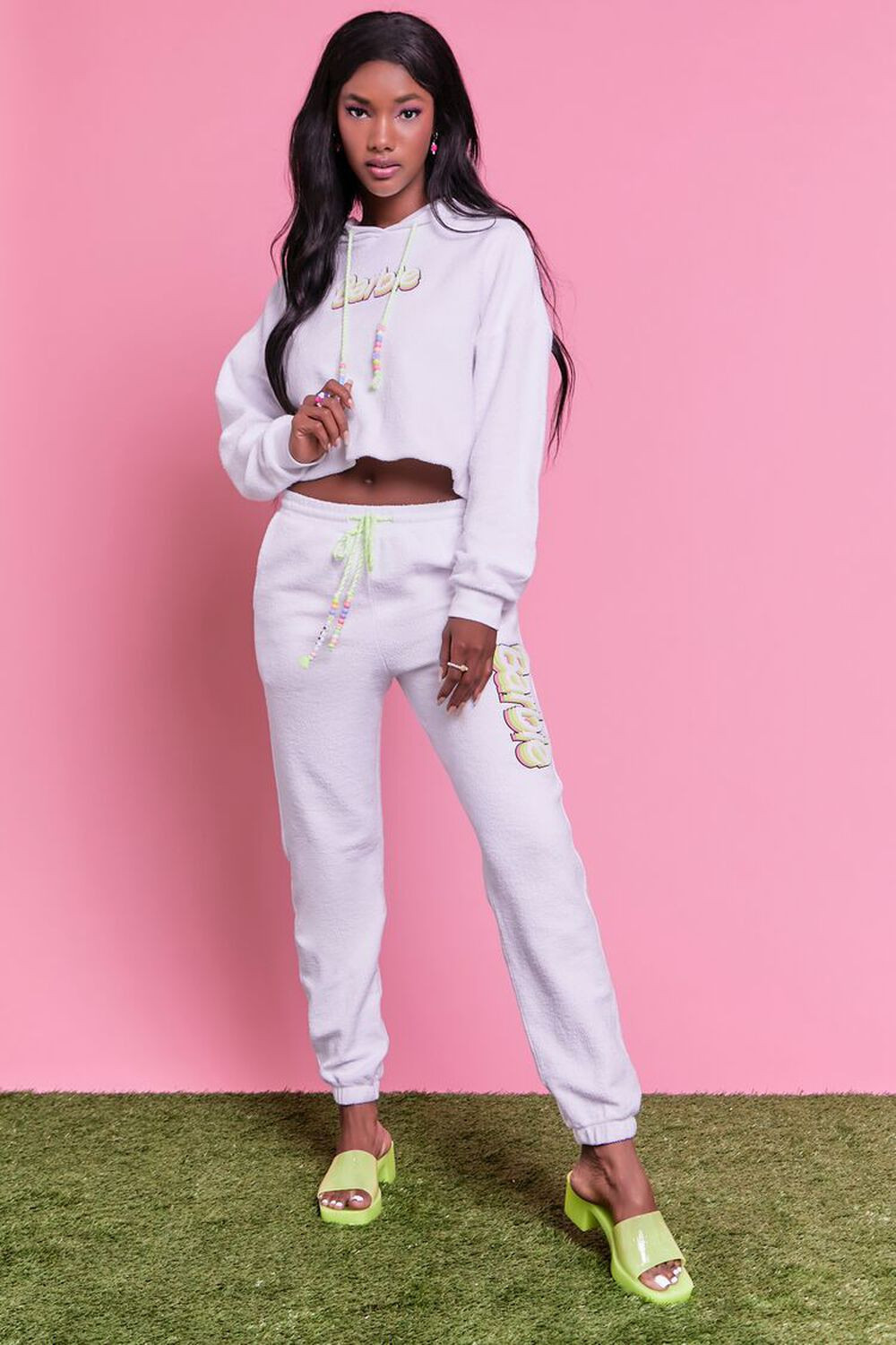 Beaded Barbie™ Graphic Joggers | Forever 21 (US)