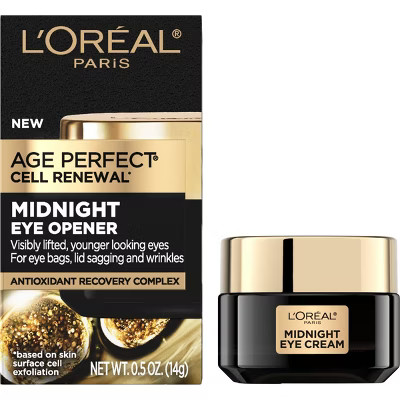 L'Oreal Paris Age Perfect Cell Renewal Midnight Eye Cream - 0.5 fl oz | Target