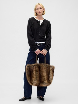 Faux Fur Tote Bag | Gap (US)