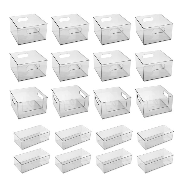 The Home Edit 20 Piece Edit, Clear Plastic Modular Storage System | Walmart (US)