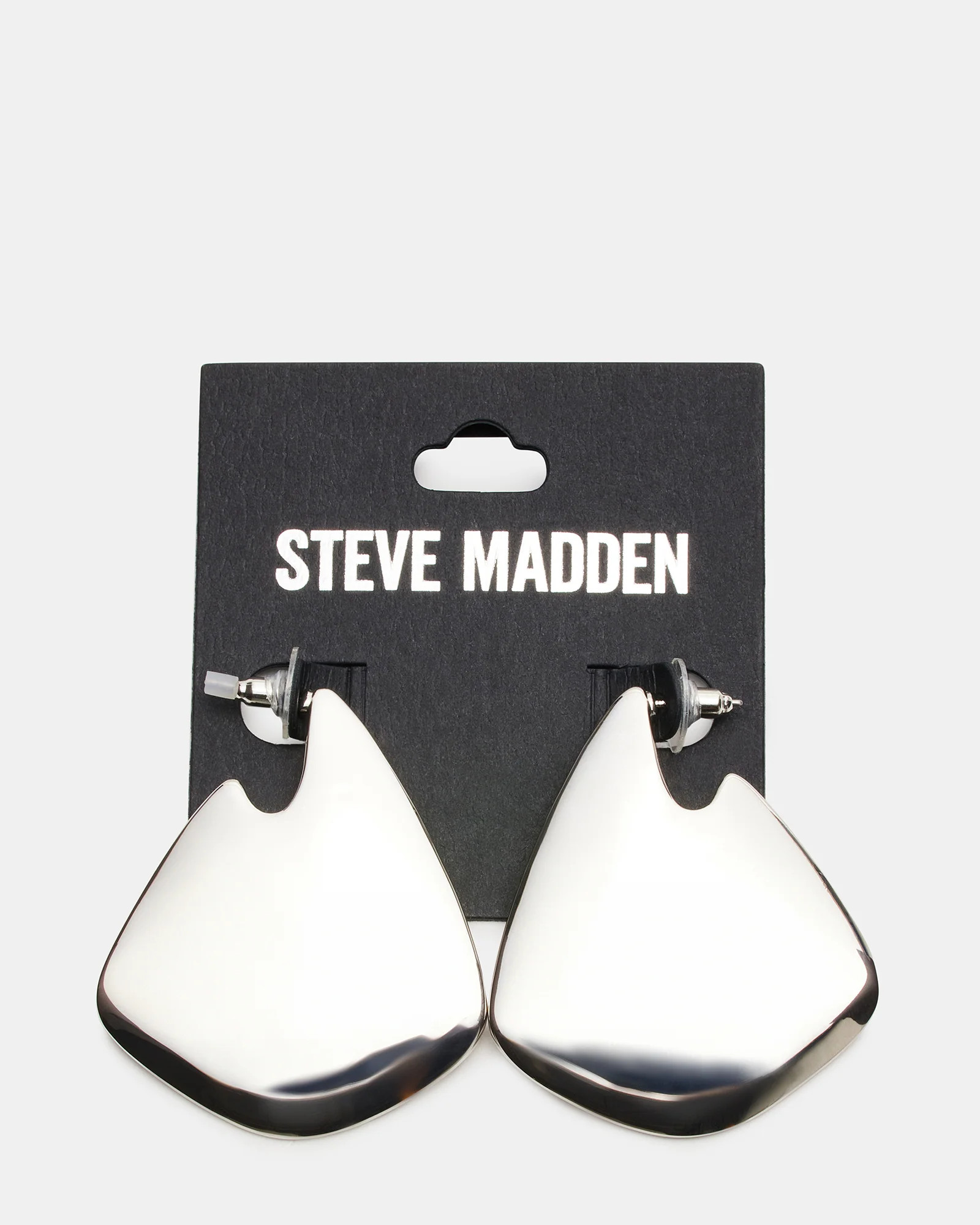 Geometric Earrings Silver | Steve Madden (US)
