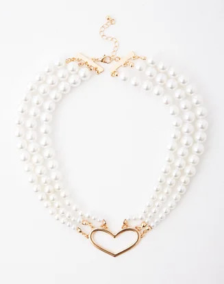 Heart Pearl Necklace | Glassons (AU & NZ)