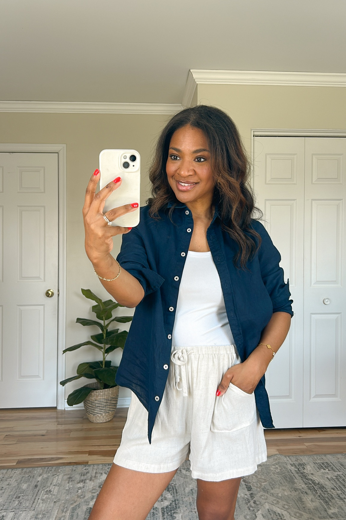 Wearing a small in the tops and shorts 

#LTKgrwm #LTKootd #LTKOver40