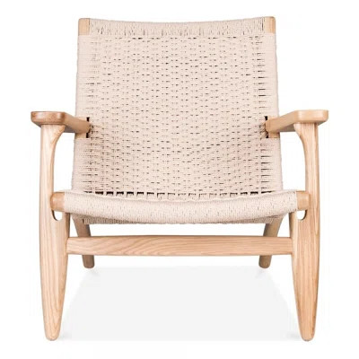Hilliard Armchair Longshore Tides Upholstery: Natural | Wayfair North America