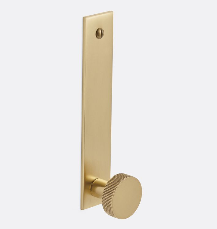 West Slope Knob with Rectangle Backplate | Rejuvenation