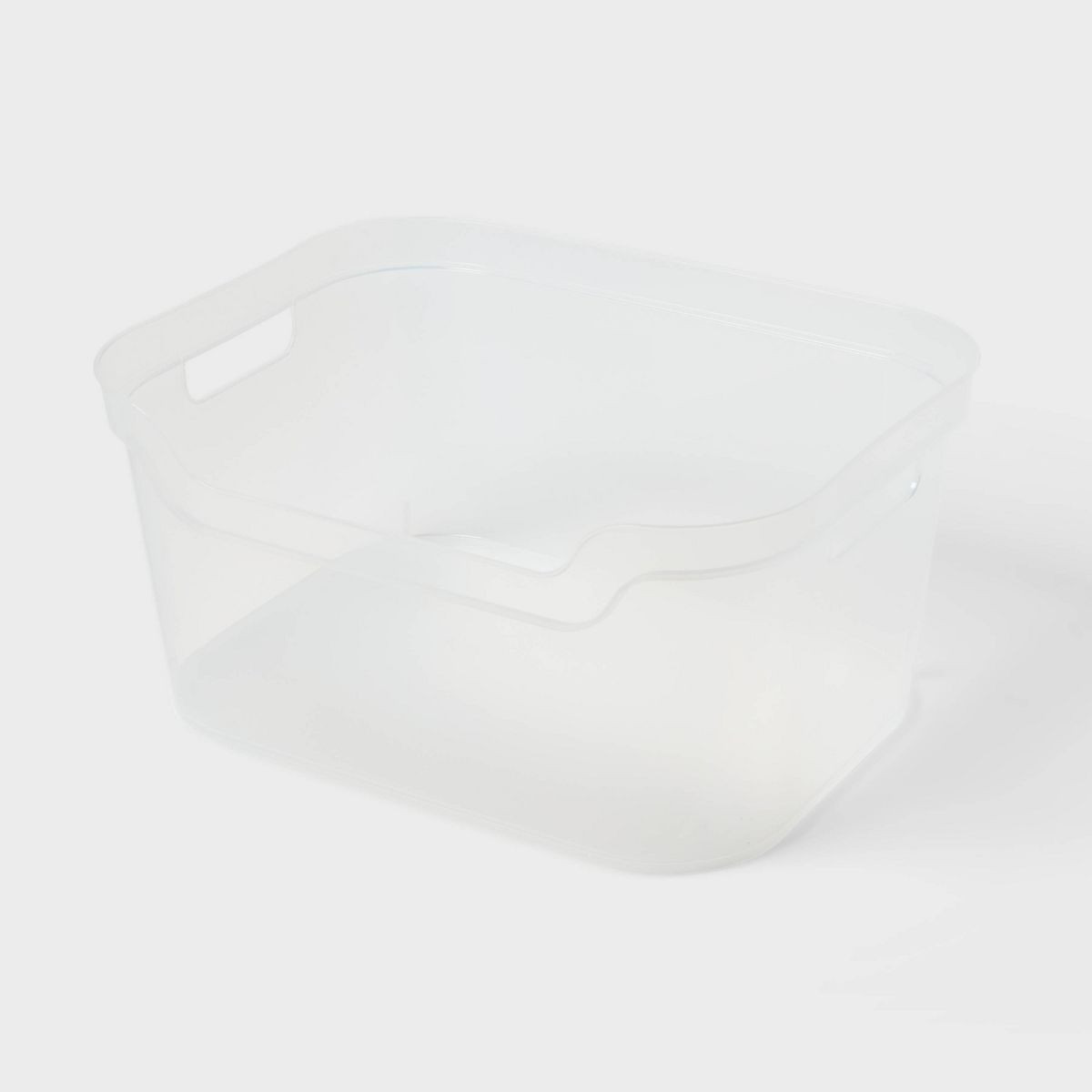 Large Open Front Storage Bin Clear - Brightroom™: Plastic, Portable, Nesting, Universal Storage... | Target