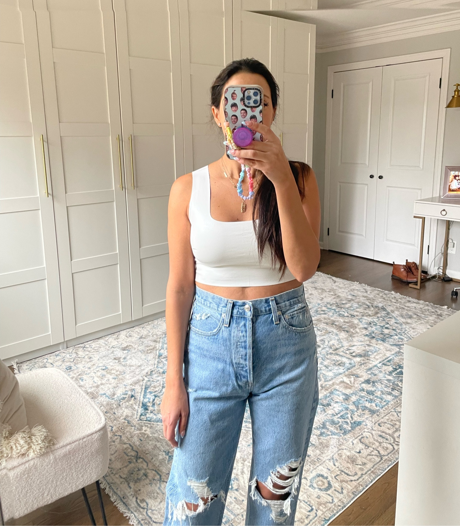 Commando faux leather crop top 

#LTKunder100