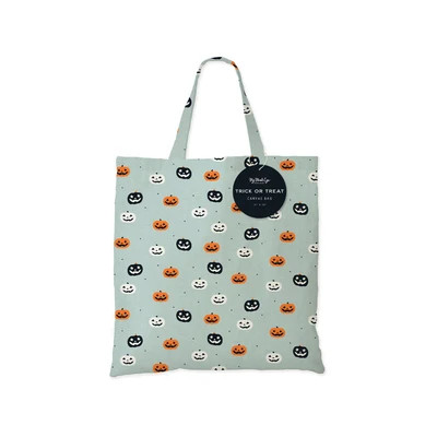 Scattered Pumpkins 12x12 inch Canvas Bag | My Mind's Eye