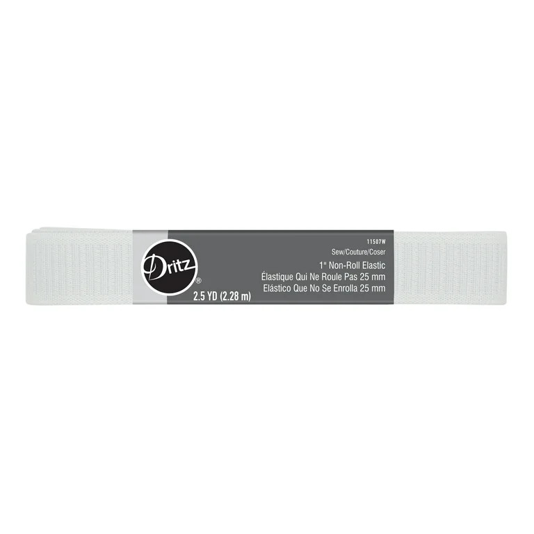 Dritz 1" Non-Roll Elastic, 2.5 Yd. | Walmart (US)