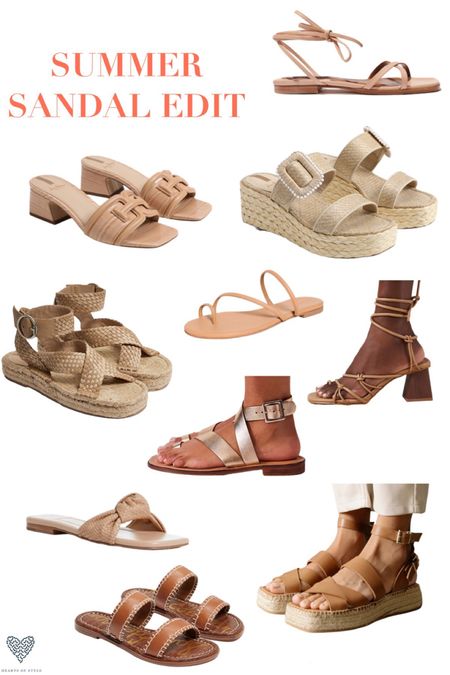Some of my favorite every day summer sandals! 

#LTKFind #LTKshoecrush