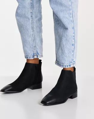 ALDO Torwenflex leather chelsea boots in black | ASOS (Global)