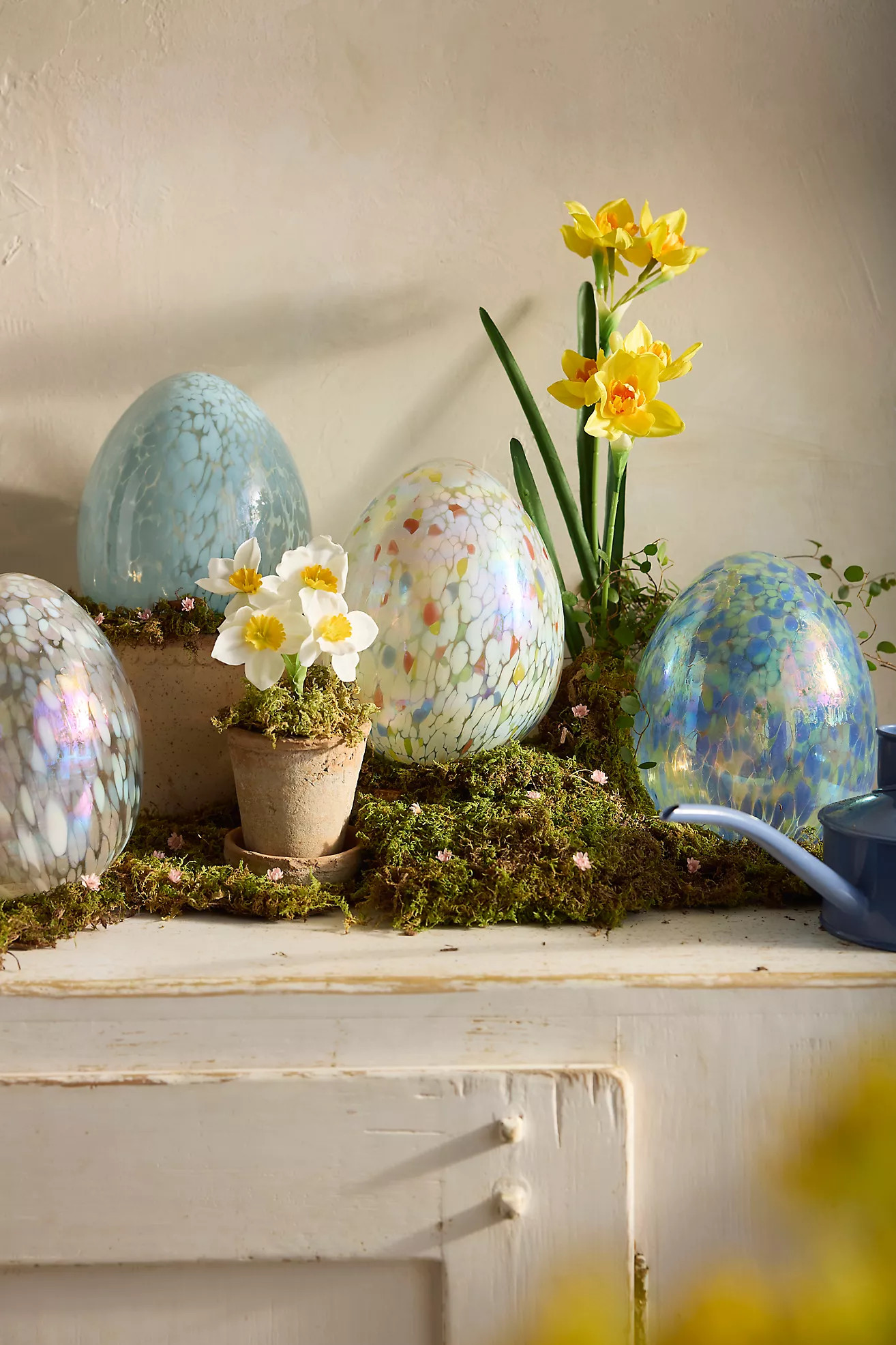 Confetti Luster Glass Egg, Medium | Terrain