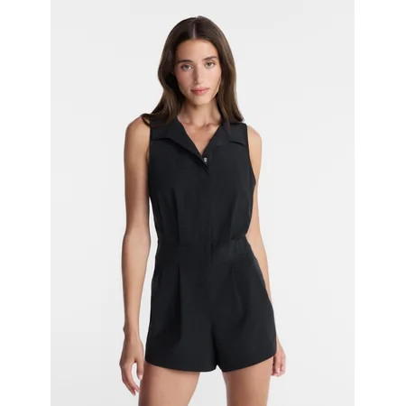 Avia Women's FeatherStretch Romper, Sizes XS-XXXL | Walmart (US)