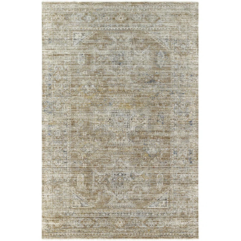 Becki Owens x Surya Margaret Vintage Taupe/Brown Area Rug | Wayfair North America