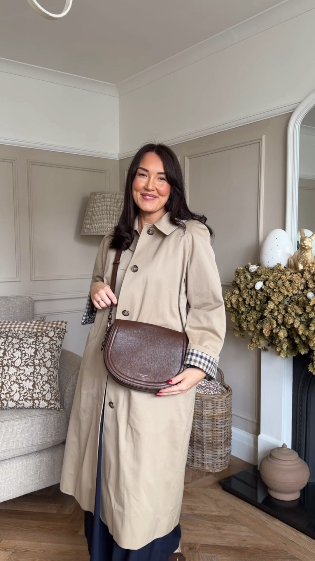 Navy, beige and chocolate 💕 one of my favourite combinations. 

#LTKspring #LTKuk #LTKmidsize