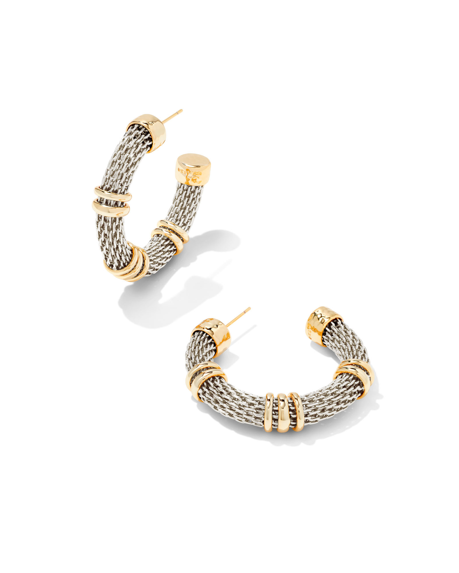 Maya Hoop Earrings in Mixed Metal | Kendra Scott