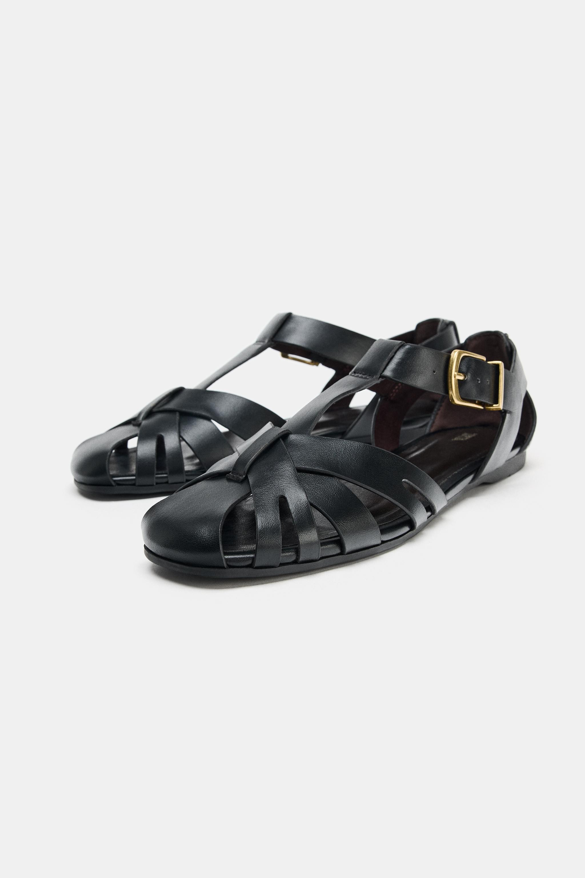 STRAPPY FISHERMAN SHOES | Zara US