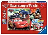 Amazon.com: Ravensburger - Disney Cars: Worldwide Racing Fun - 49 Piece Jigsaw Puzzle 3 Pack Set ... | Amazon (US)
