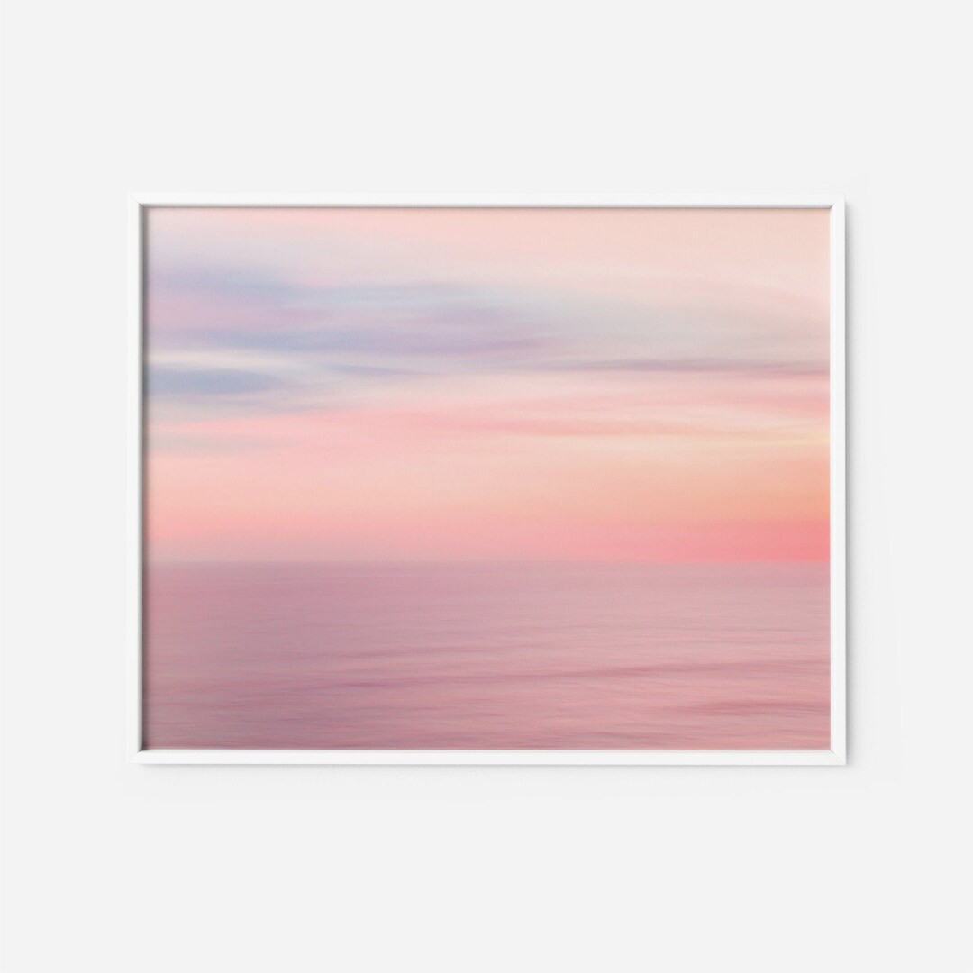 Pink Pastel Sky ART PRINT  Pastel Pink Cloud Photography  - Etsy | Etsy (US)